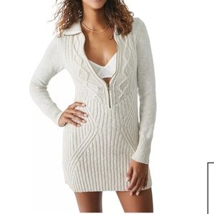 Free People Mont Blanc Mini Sweater Dress NWT